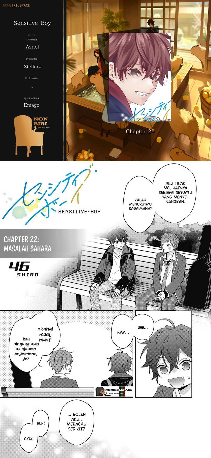 Komik Sensitive Boy Chapter 22 gambar 1