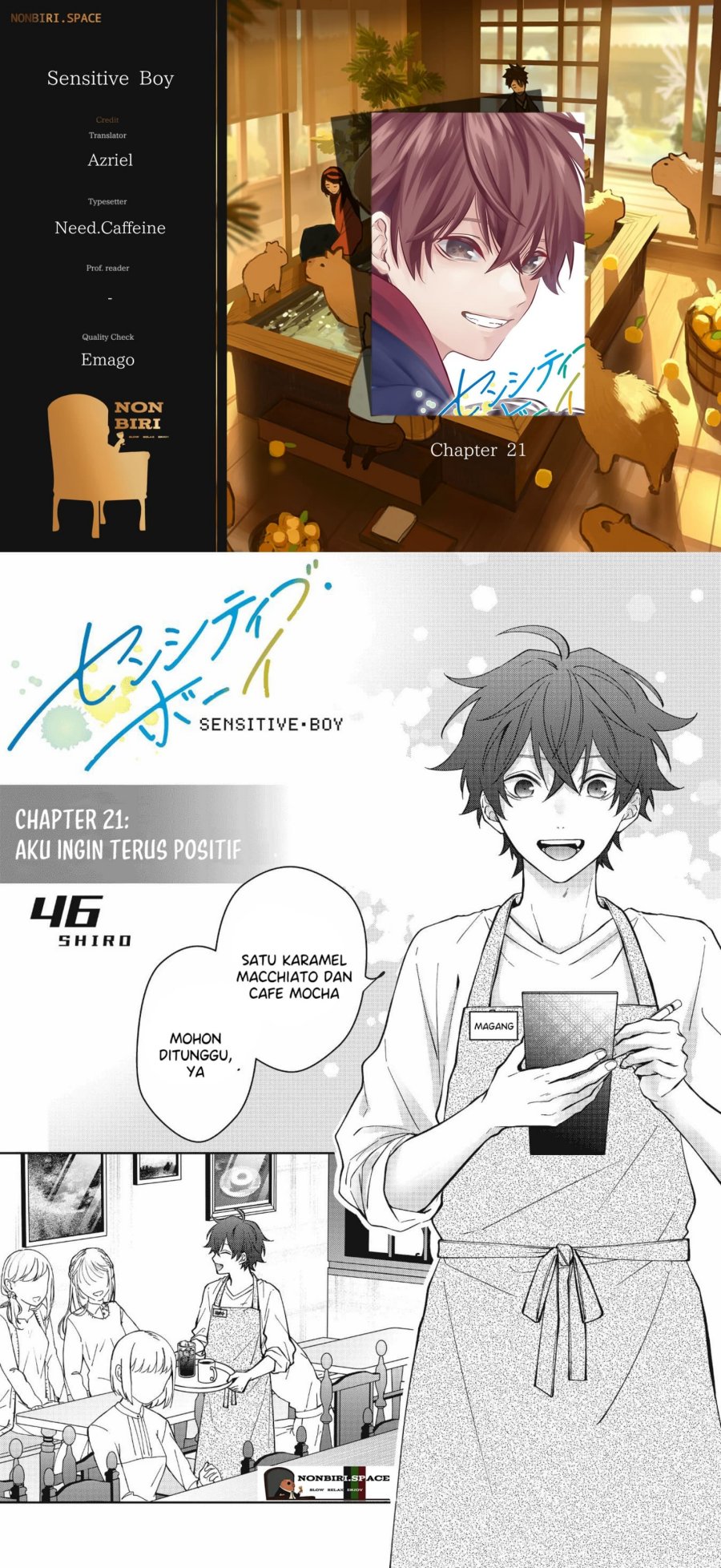 Komik Sensitive Boy Chapter 21 gambar 1