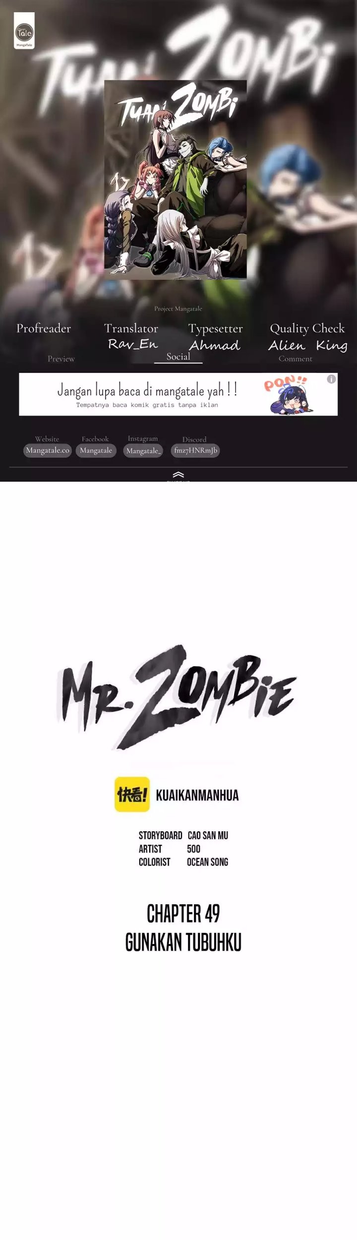 Komik Mr. Zombie Chapter 49 gambar 1