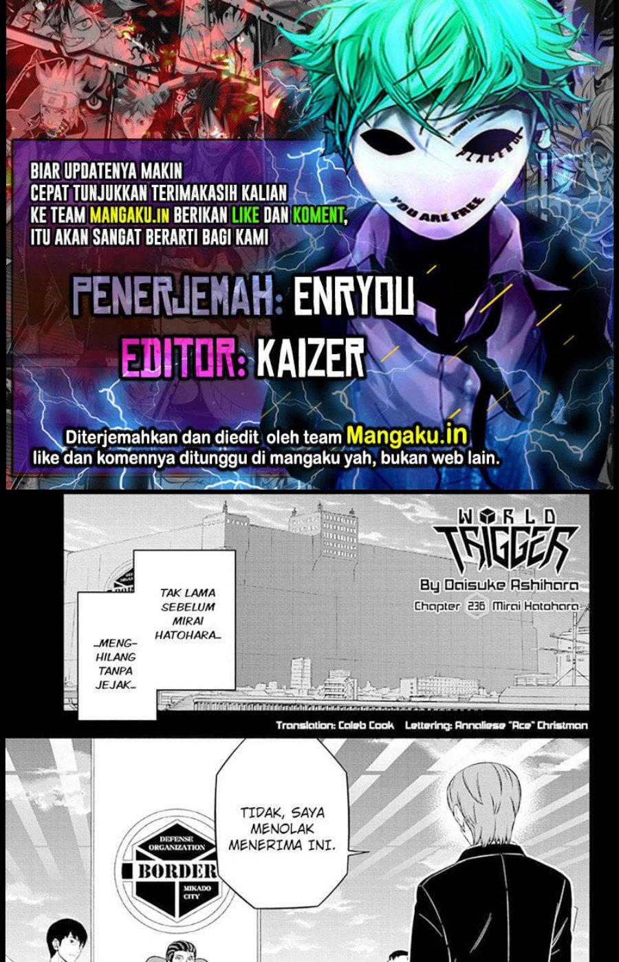 Komik World Trigger Chapter 236 gambar 1