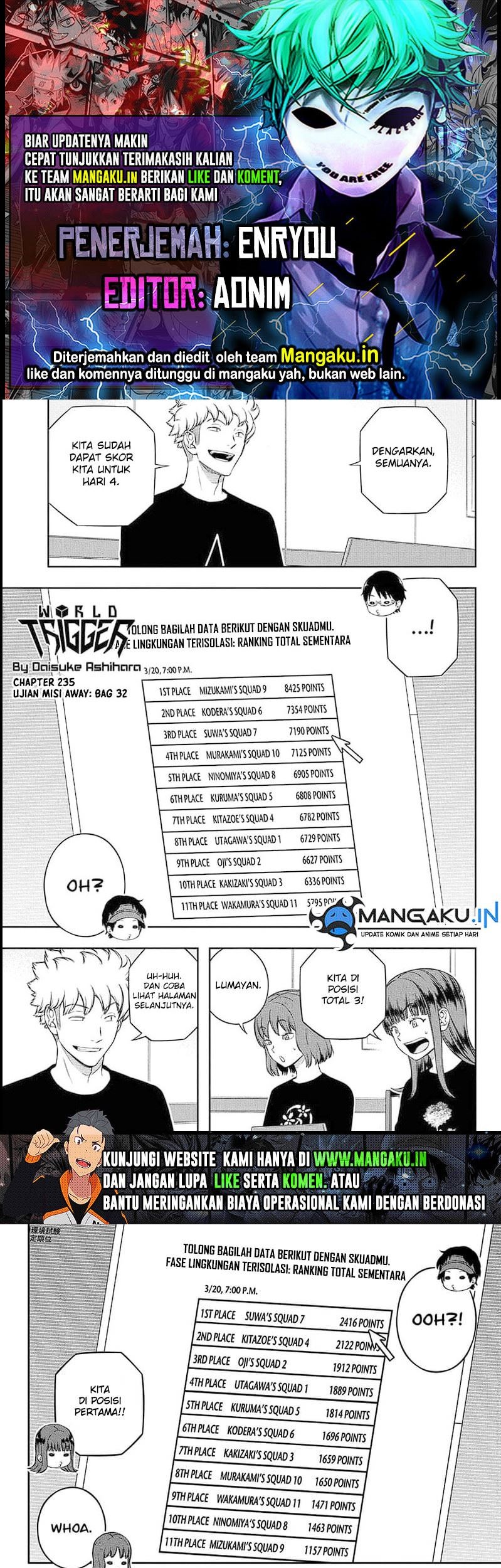 Komik World Trigger Chapter 235 gambar 1