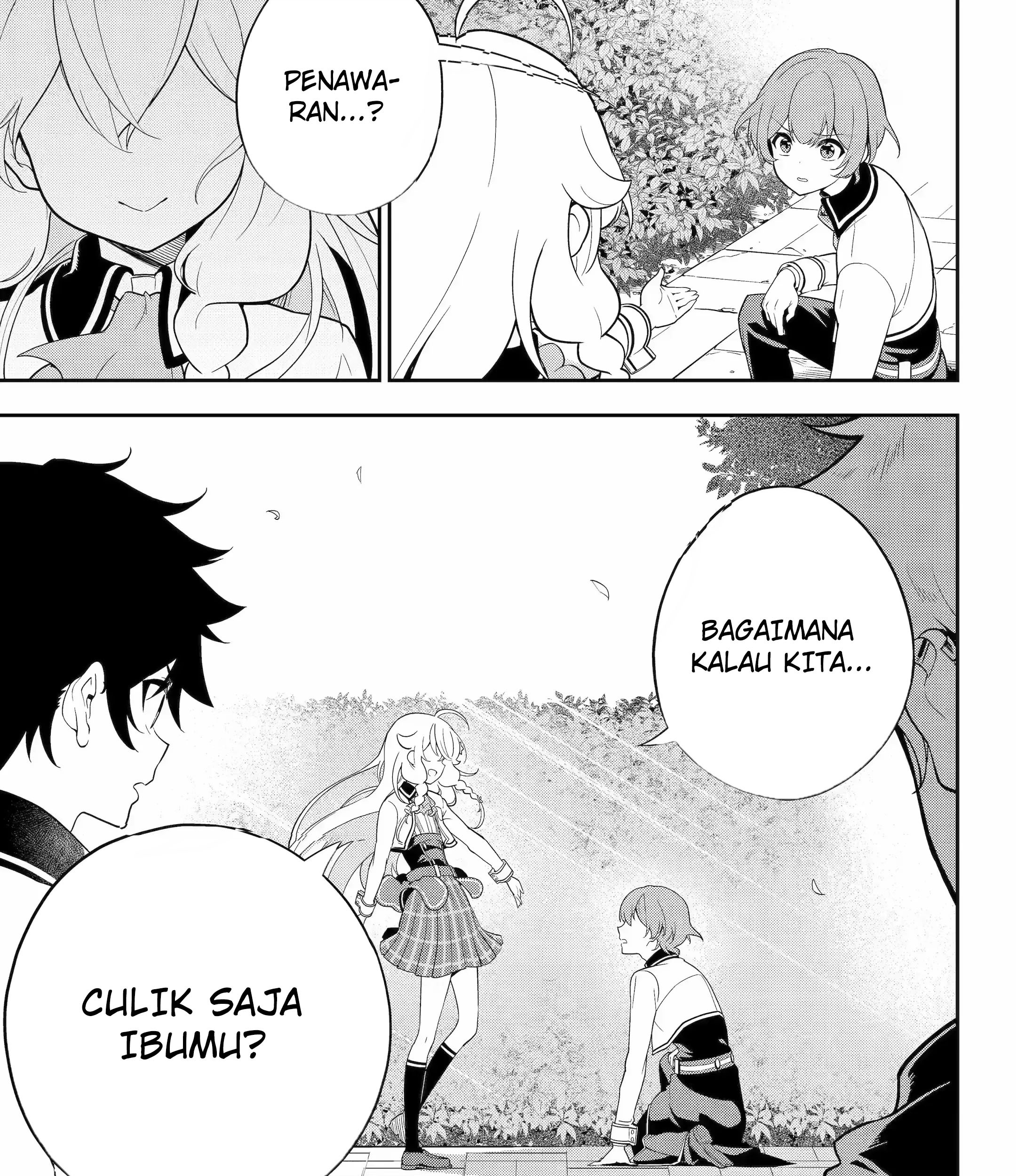 Manga Chichi wa Eiyuu, Haha wa Seirei, Musume no Watashi wa Tenseisha Chapter 50.1 gambar 2