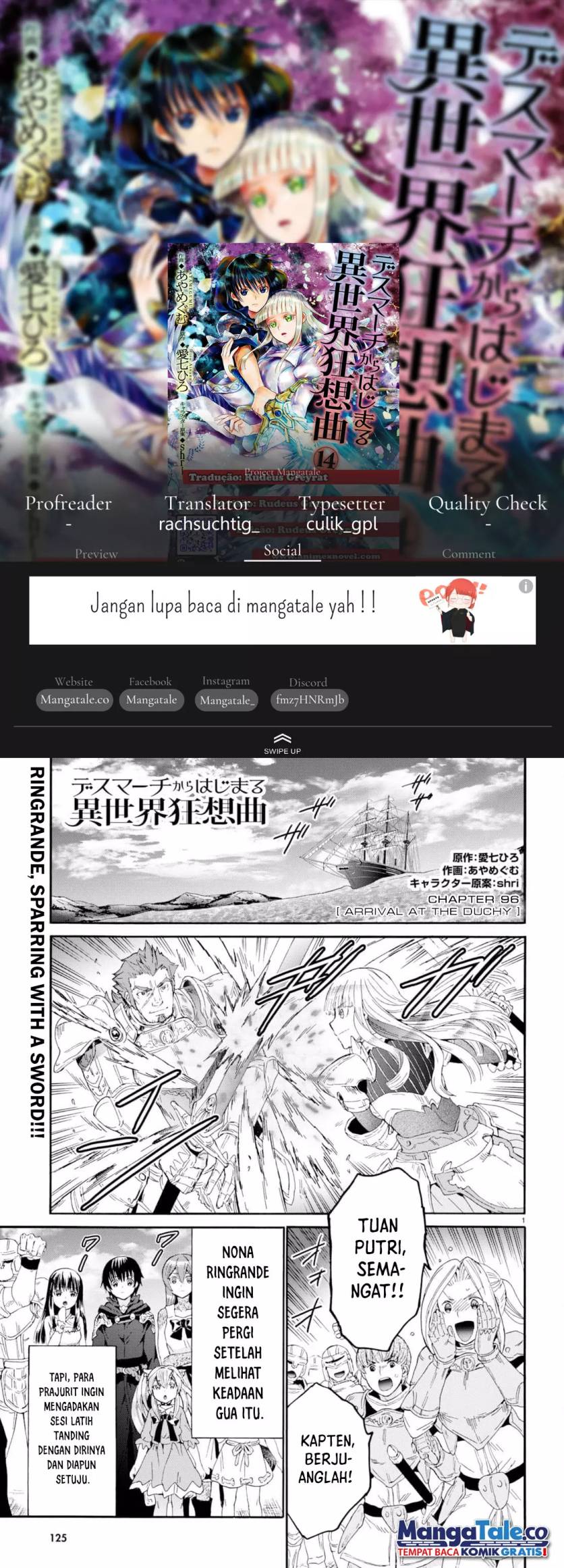 Komik Death March kara Hajimaru Isekai Kyousoukyoku Chapter 96 gambar 1