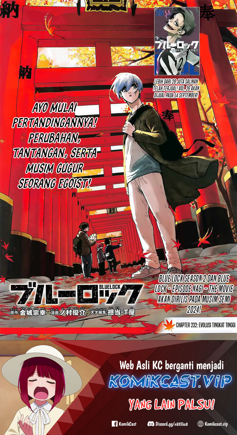 Manga Blue Lock Chapter 232 gambar 2