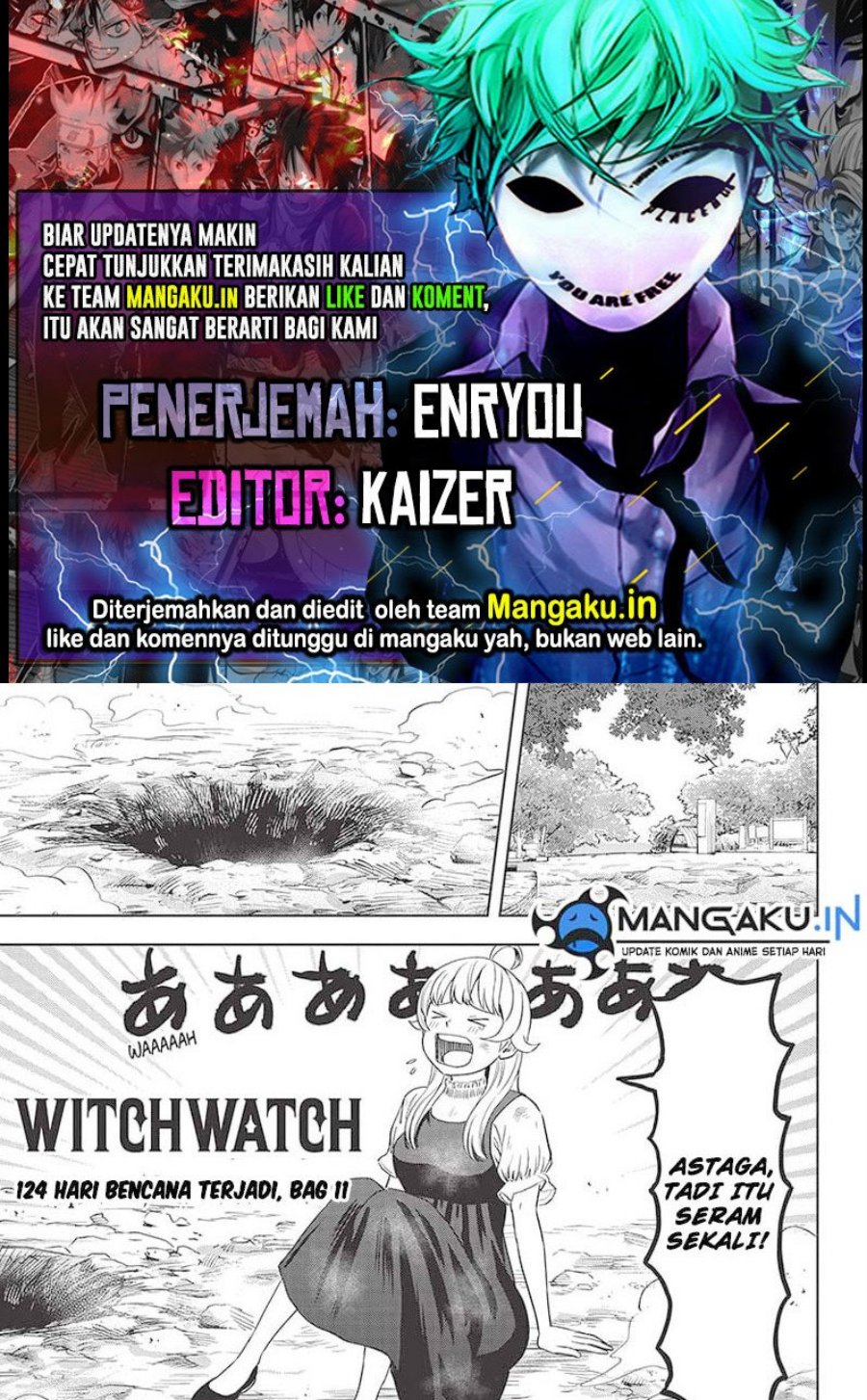 Komik Witch Watch Chapter 124 gambar 1
