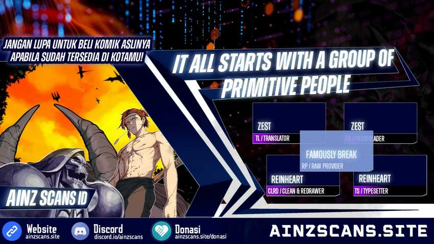 Komik It All Starts With A Group Of Primitive People Chapter 40 gambar 1