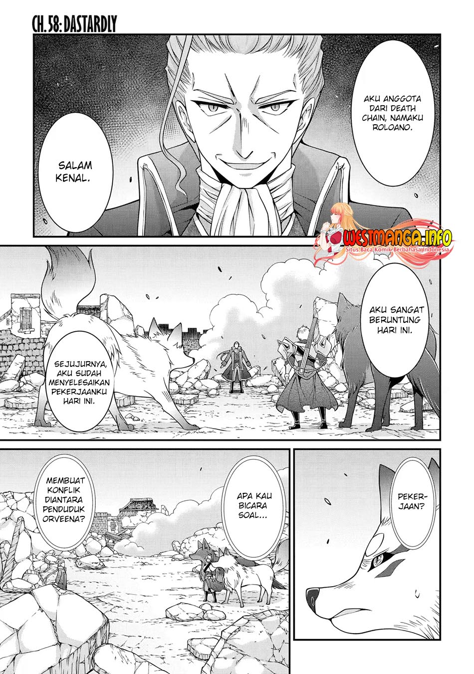 Manga Shikkoku tsukai no saikyo yusha nakama zen’in ni uragira retanode saikyo no mamono Chapter 58 gambar 2