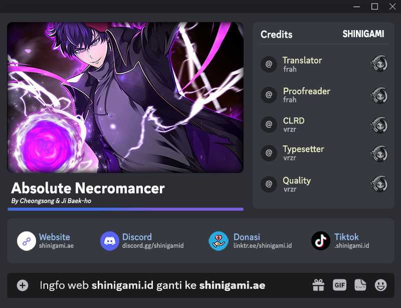 Absolute Necromancer Chapter 31 halaman 1