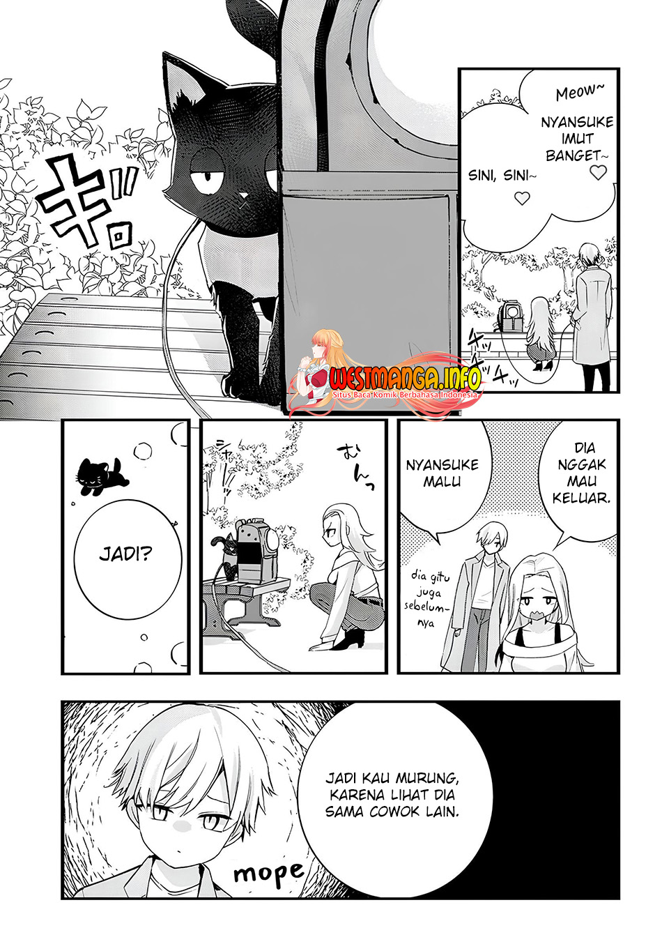 Chiteki de Cool na Kouhai Bijo, Ore no Kai Neko ni naru Chapter 21 - Halaman 2