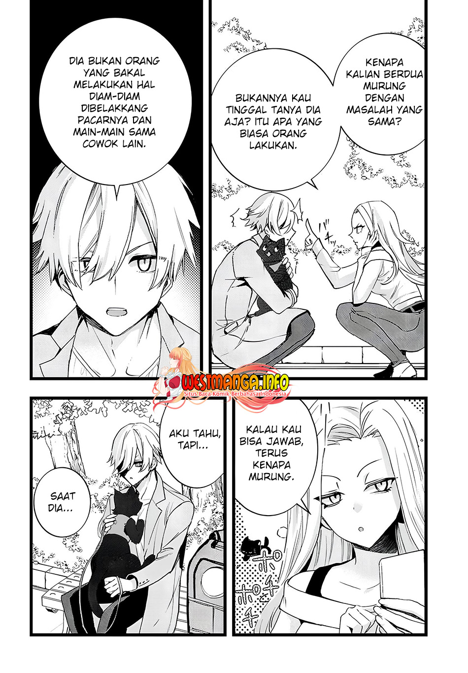 Chiteki de Cool na Kouhai Bijo, Ore no Kai Neko ni naru Chapter 21 - Halaman 4