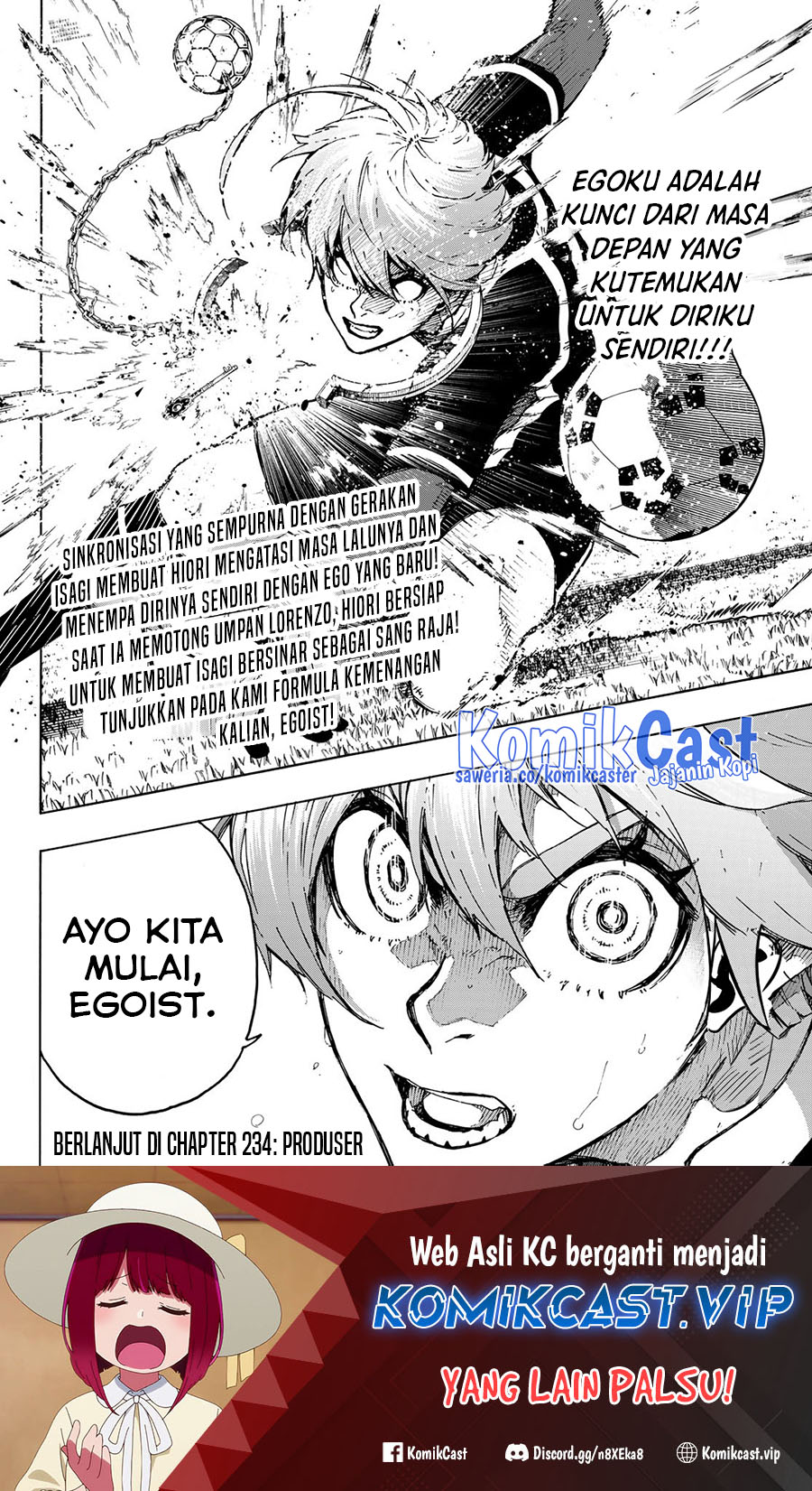 Blue Lock Chapter 233 - Halaman 19