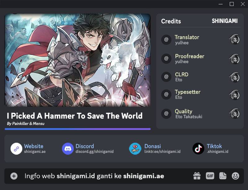 Komik I Picked A Hammer To Save The World Chapter 45 gambar 1