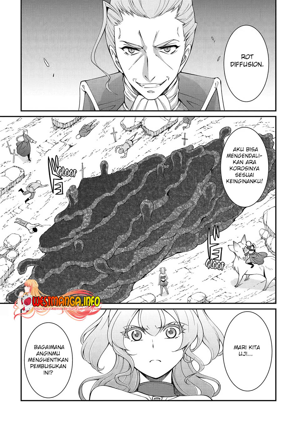 Manga Shikkoku tsukai no saikyo yusha nakama zen’in ni uragira retanode saikyo no mamono Chapter 59 gambar 2