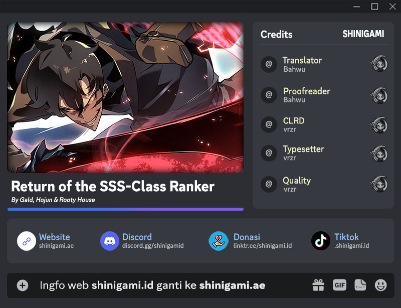 Komik Return of the SSS-Class Ranker Chapter 77 gambar 1