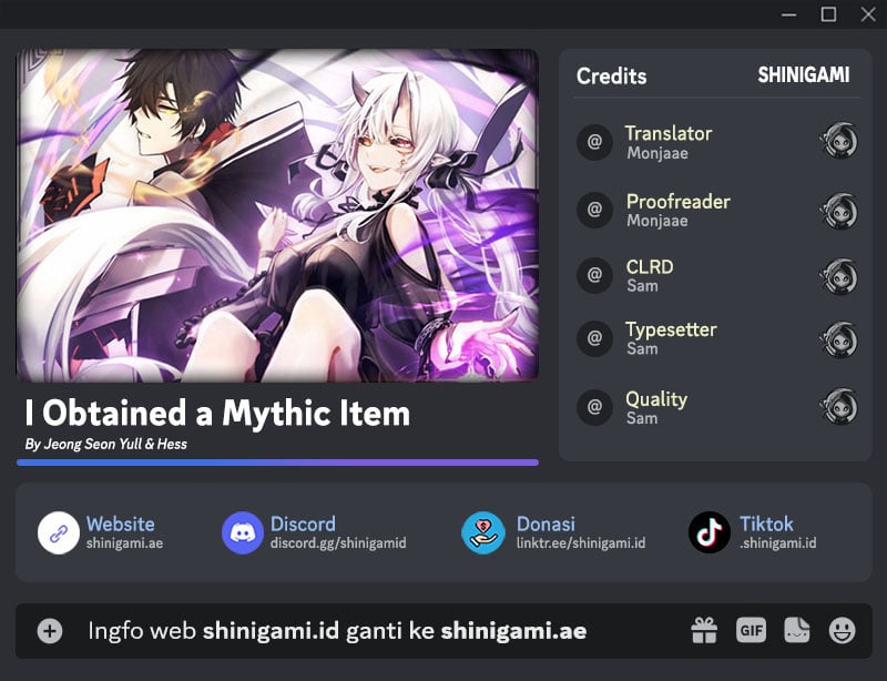 Komik I Obtained a Mythic Item Chapter 73 gambar 1