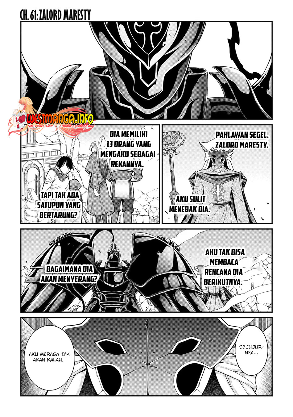 Manga Shikkoku tsukai no saikyo yusha nakama zen’in ni uragira retanode saikyo no mamono Chapter 61 gambar 2
