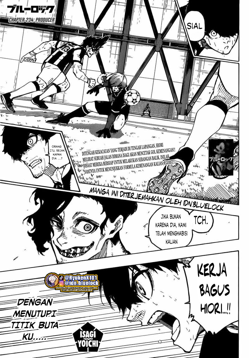 Blue Lock Chapter 234 - Halaman 3