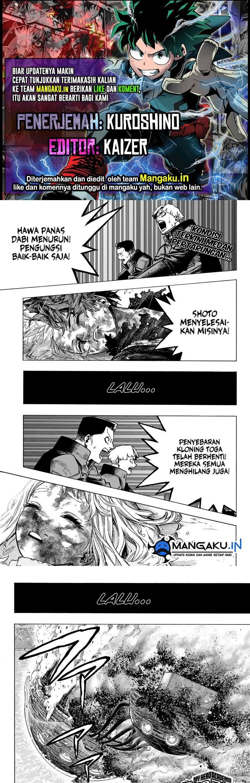 Komik Boku no Hero Academia Chapter 402 gambar 1