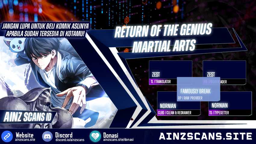 Komik Return Of The Martial Arts Genius Chapter 02 gambar 1