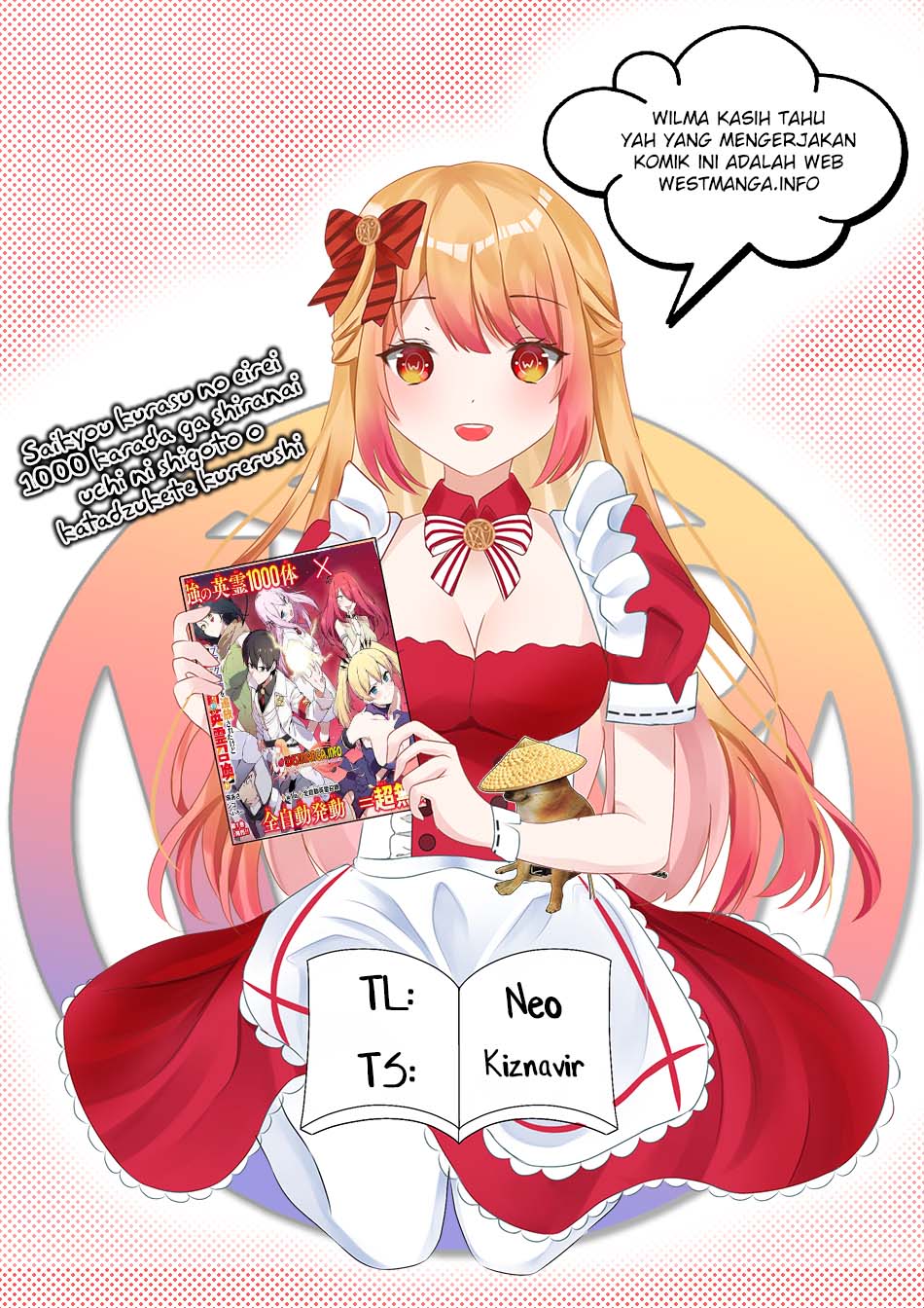 Saikyou Kurasu no Eirei 1000 Karada ga Shiranai Uchi ni Shigoto o Katadzukete Kurerushi Chapter 19.1 - Halaman 3