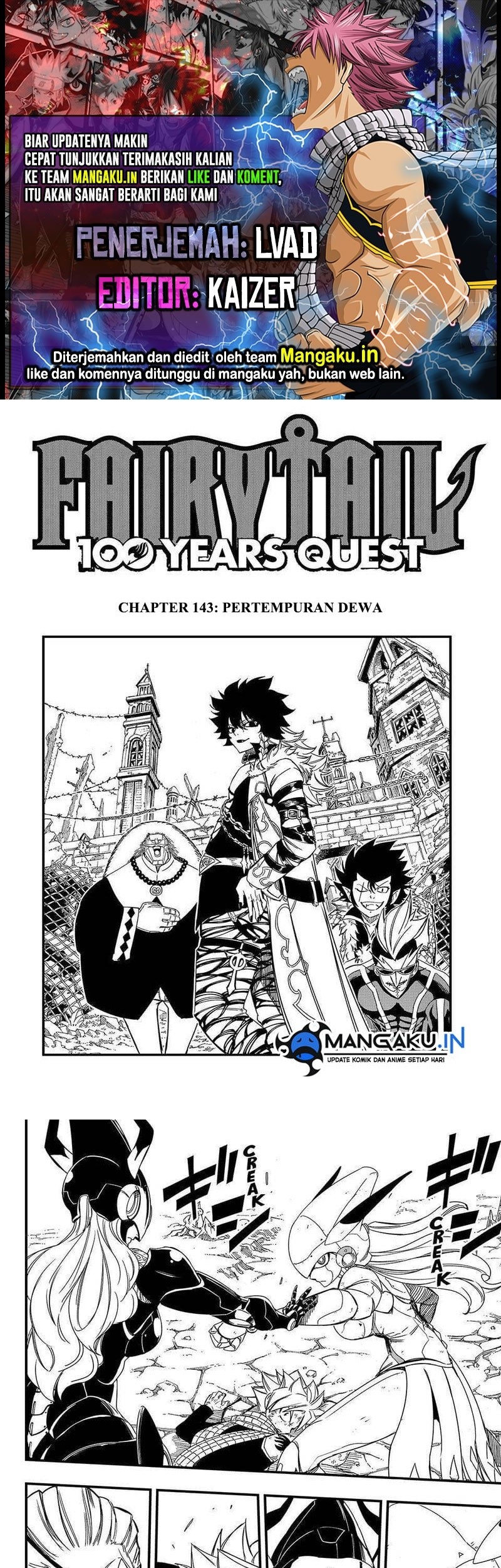 Komik Fairy Tail: 100 Years Quest Chapter 143 gambar 1