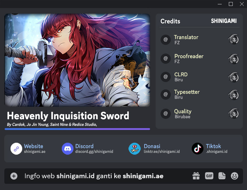Komik Heavenly Inquisition Sword Chapter 69 gambar 1