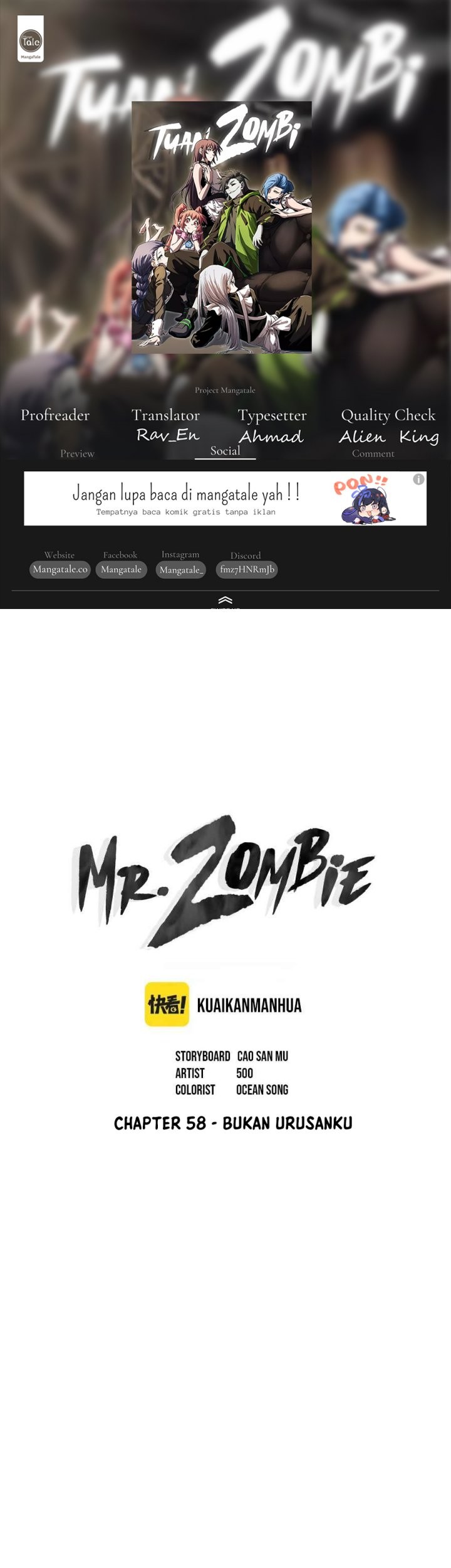 Komik Mr. Zombie Chapter 58 gambar 1