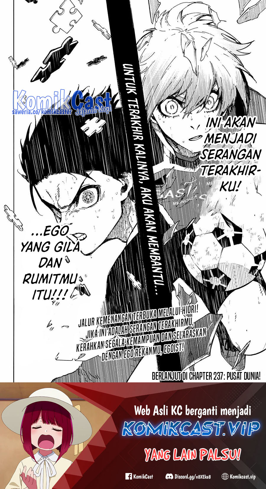 Blue Lock Chapter 236 - Halaman 20