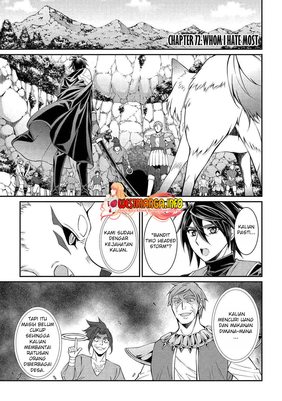 Manga Shikkoku tsukai no saikyo yusha nakama zen’in ni uragira retanode saikyo no mamono Chapter 72 gambar 2