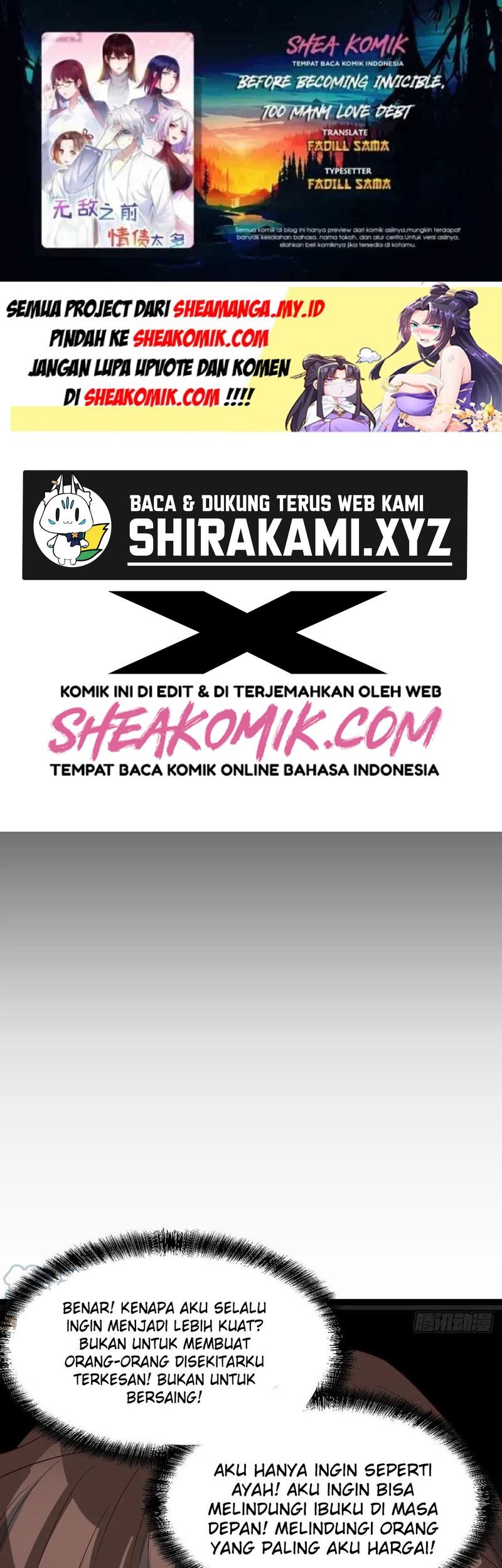 Komik Before Becoming Invincible, Too Many Love Chapter 82 gambar 1