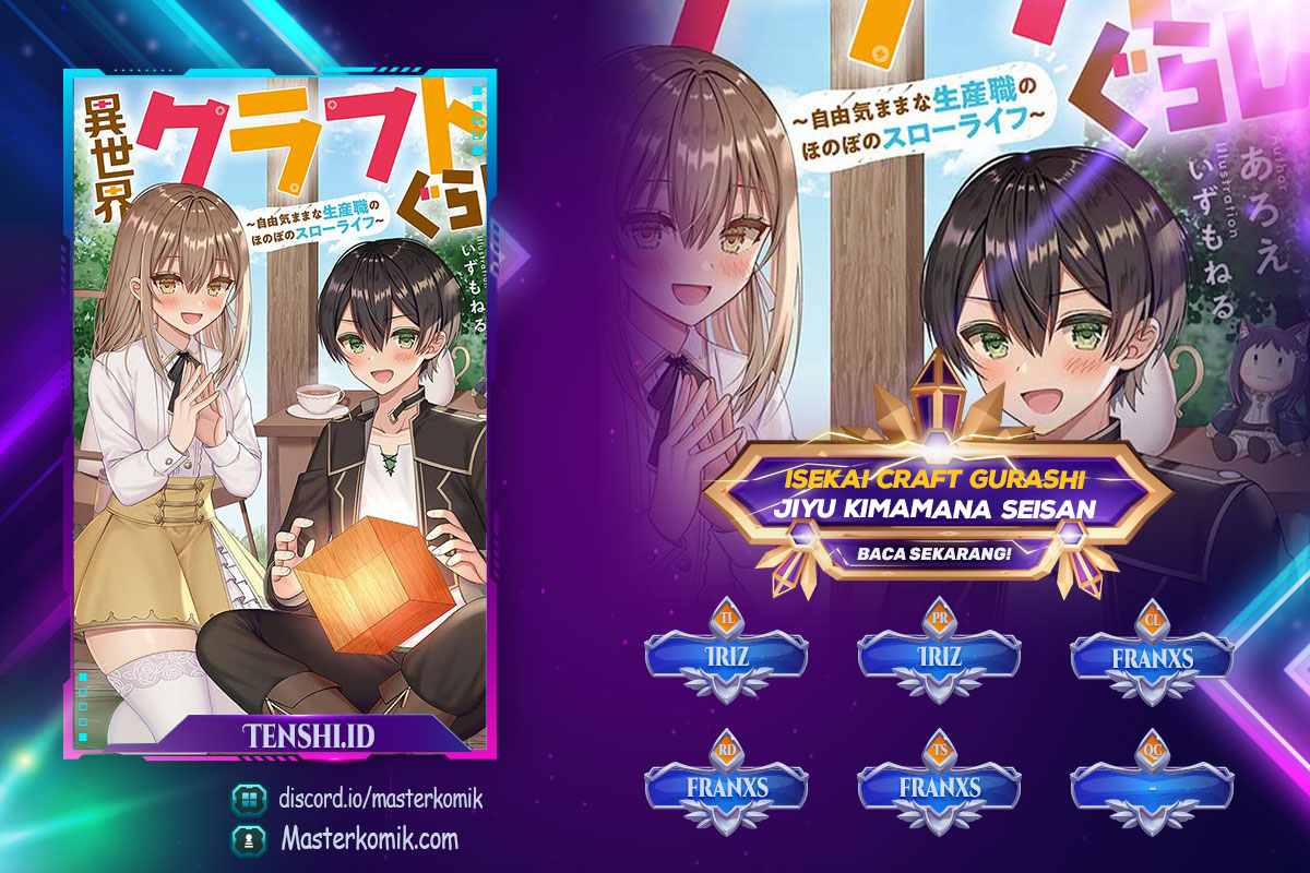 Komik Isekai Craft Gurashi Jiyu Kimamana Seisan Shoku No Honobono Slow Life Chapter 12 gambar 1