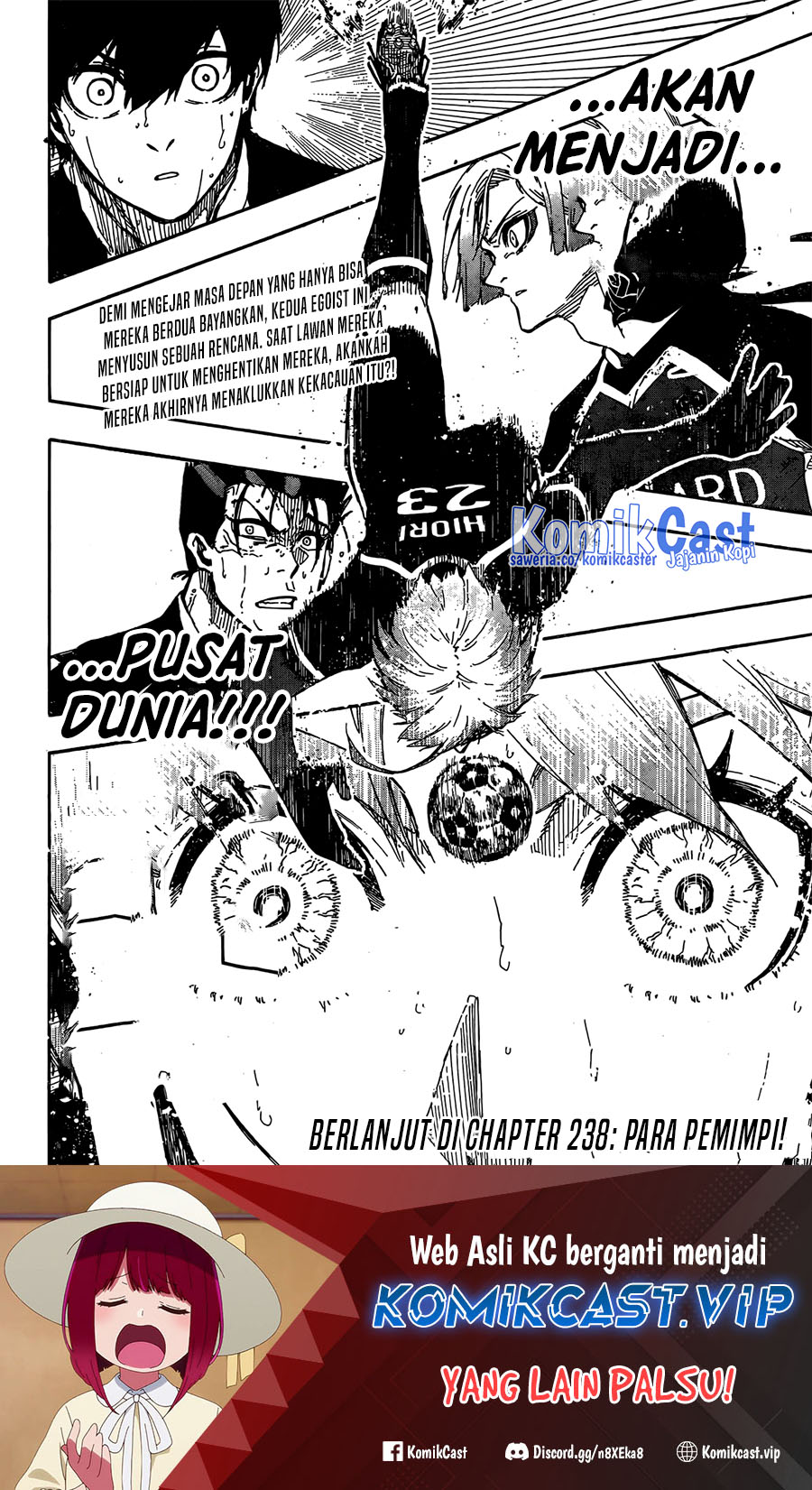 Blue Lock Chapter 237 - Halaman 20