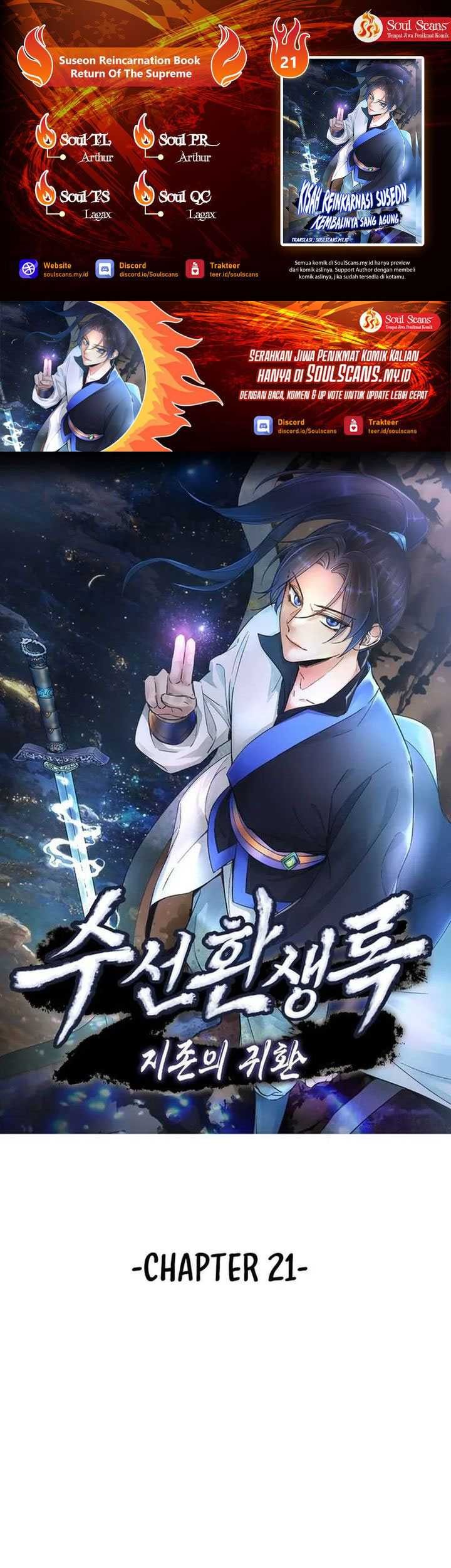 Komik Suseon Reincarnation Book Return Of The Supreme Chapter 21 gambar 1