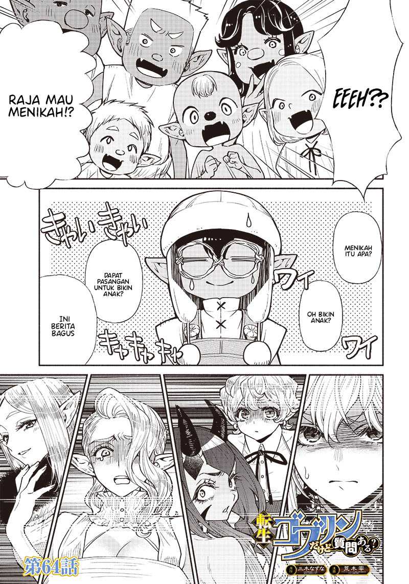 Manga Tensei Goblin da kedo Shitsumon aru? Chapter 64 gambar 2