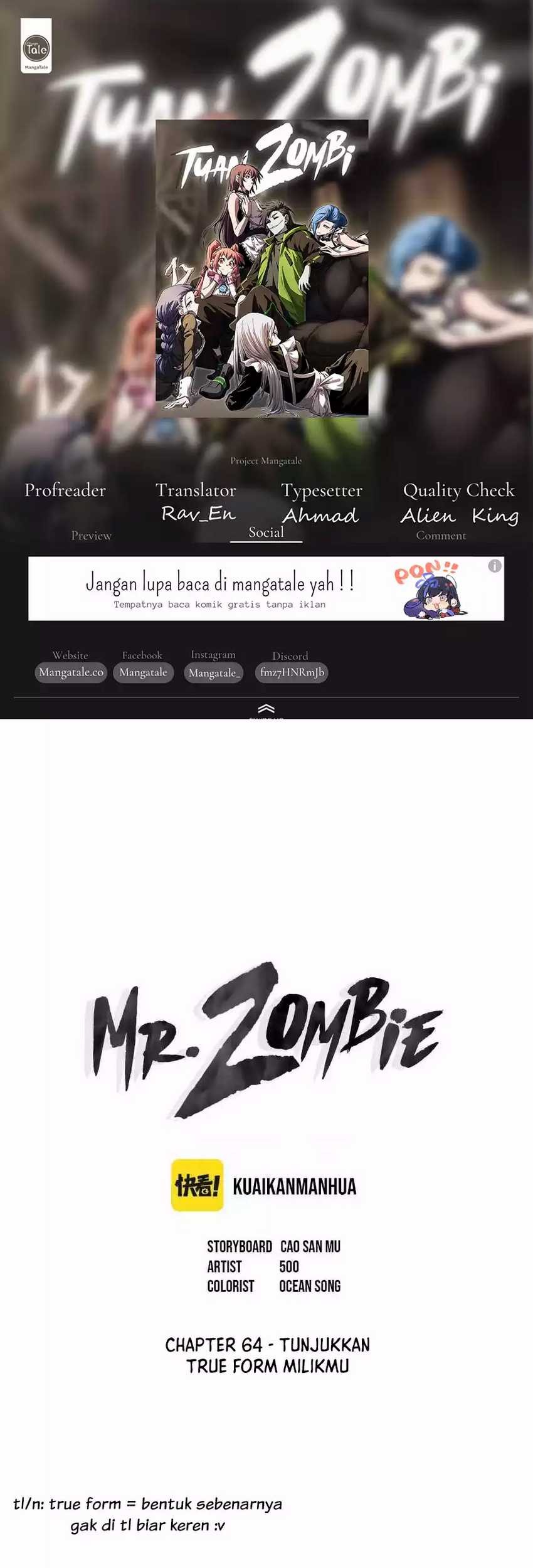 Komik Mr. Zombie Chapter 64 gambar 1