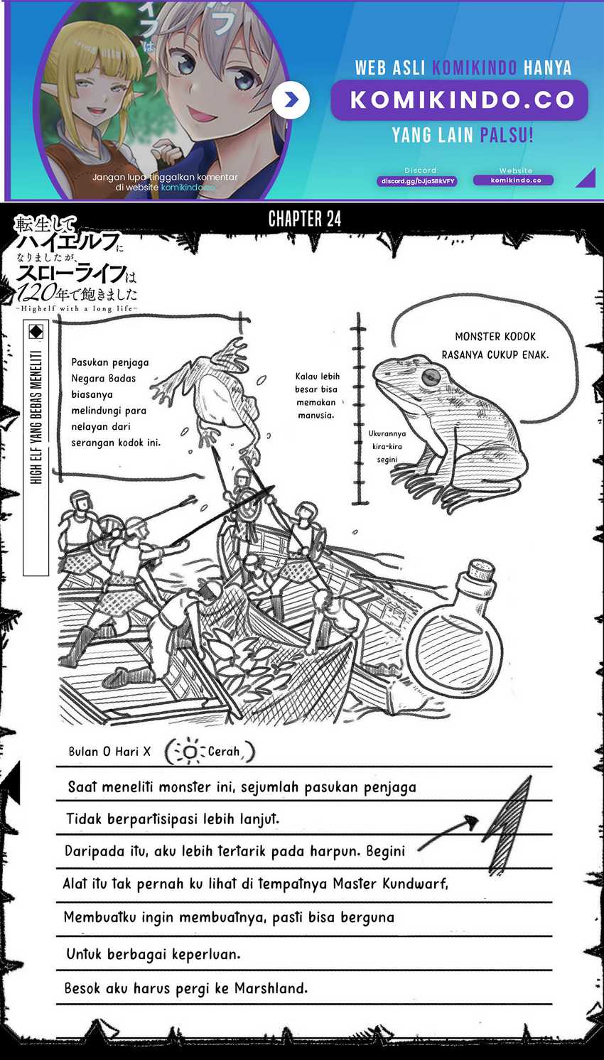 Manga Tensei Shite High Elf ni Narimashitaga, Slow Life wa 120-nen de Akimashita Chapter 24 gambar 2