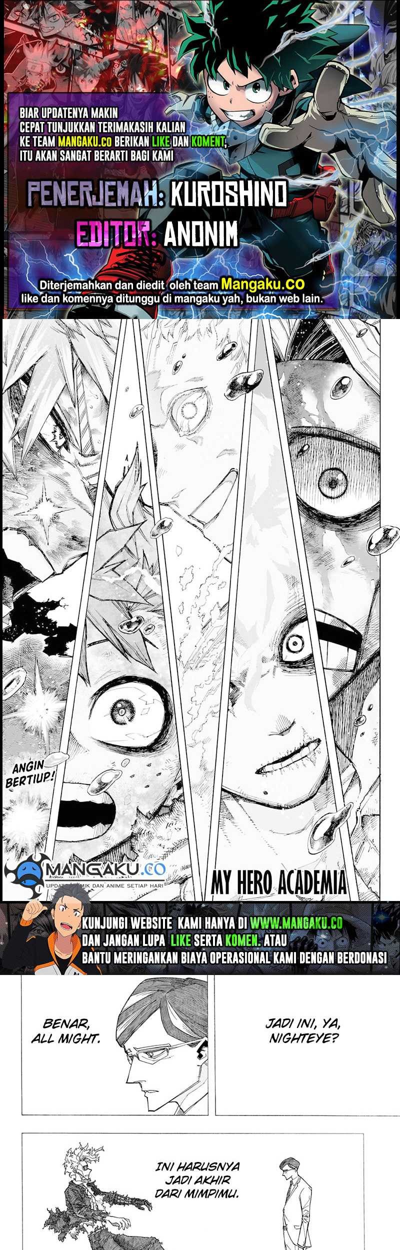 Komik Boku no Hero Academia Chapter 405 gambar 1