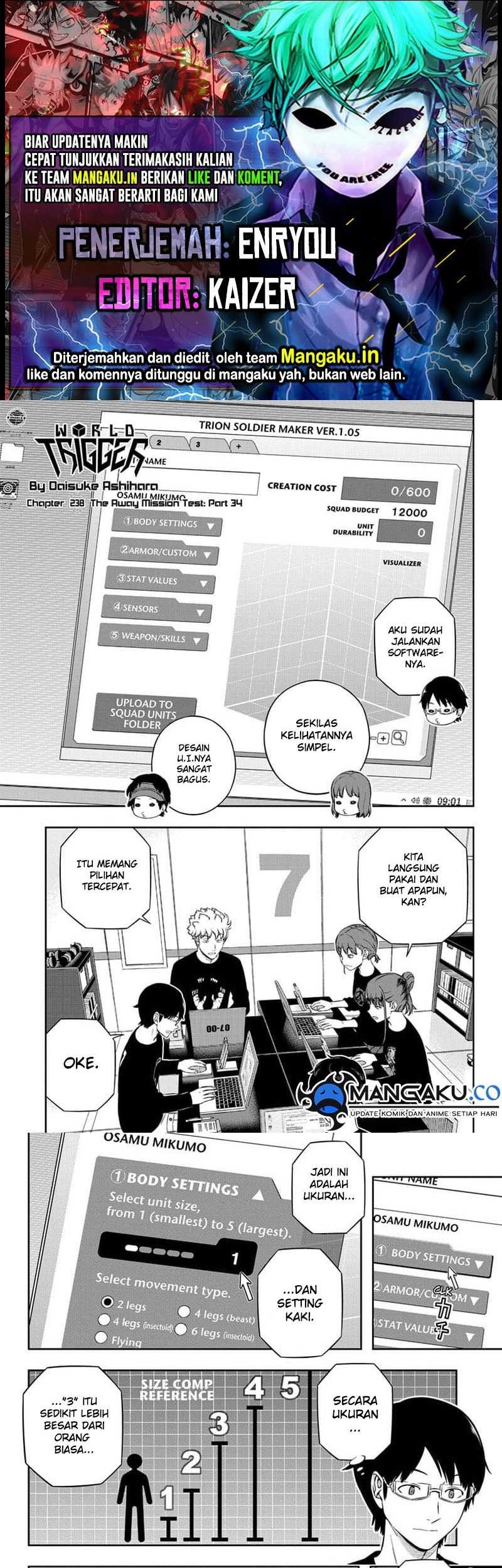 Komik World Trigger Chapter 238 gambar 1