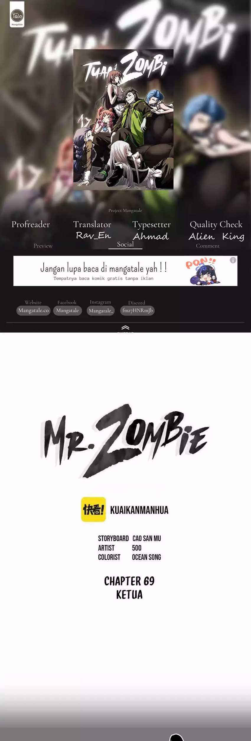 Komik Mr. Zombie Chapter 69 gambar 1