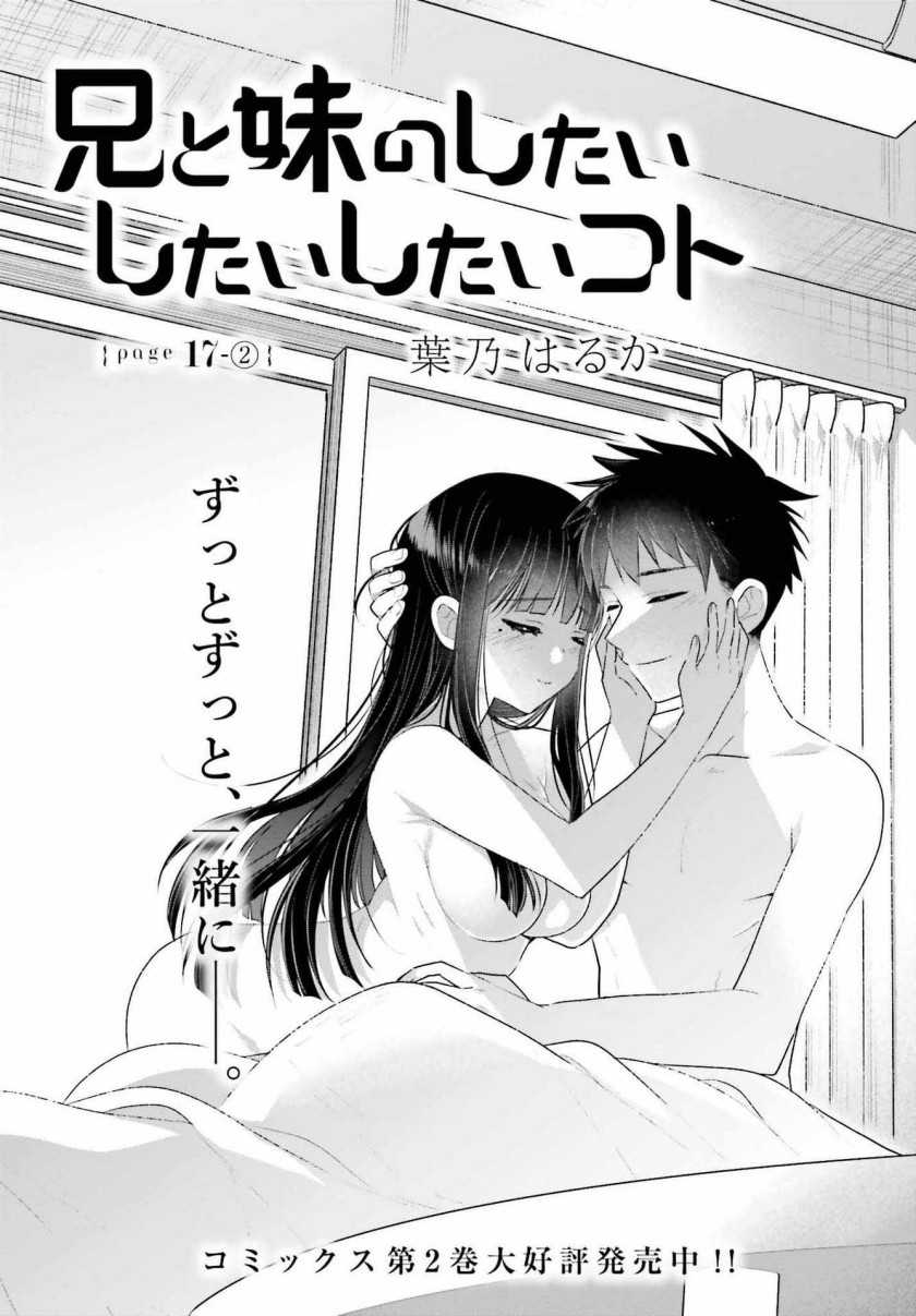 Manga Ani to Imouto no Shitai Shitai Shitai Koto Chapter 17.2 gambar 2