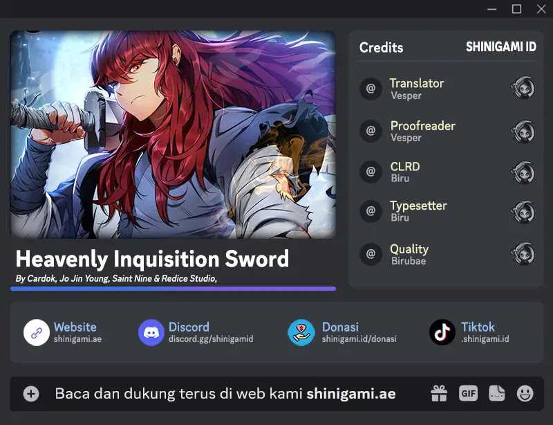 Komik Heavenly Inquisition Sword Chapter 74 gambar 1