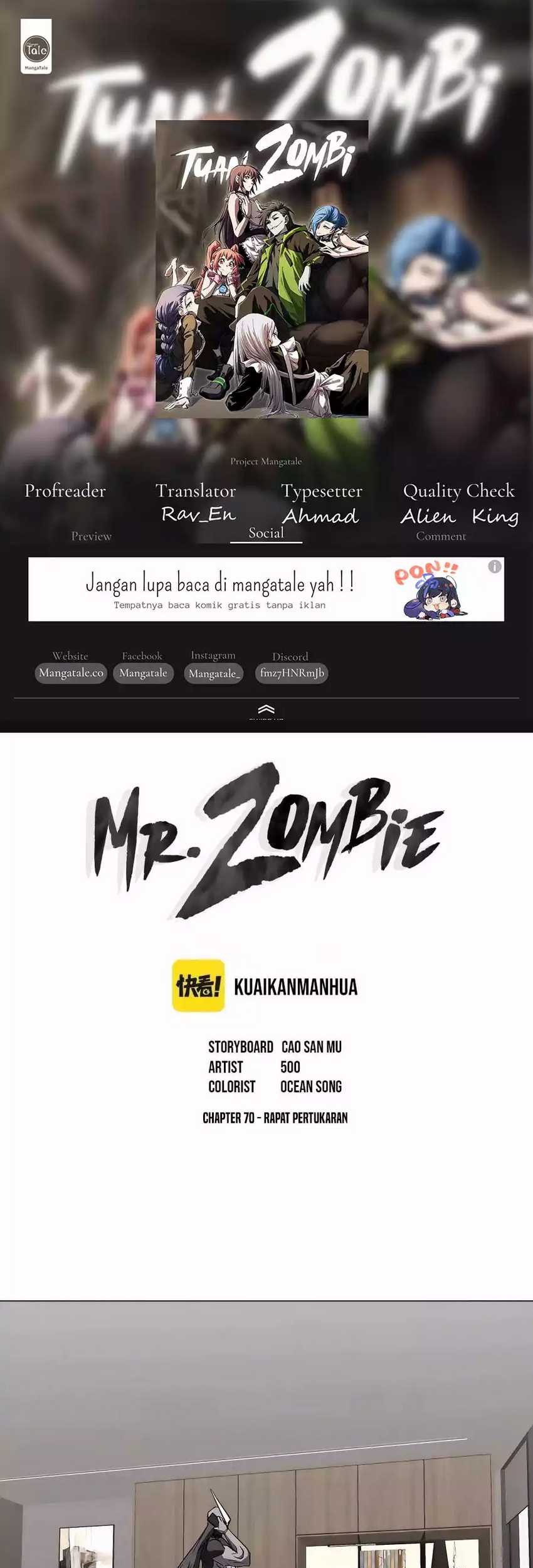 Komik Mr. Zombie Chapter 70 gambar 1