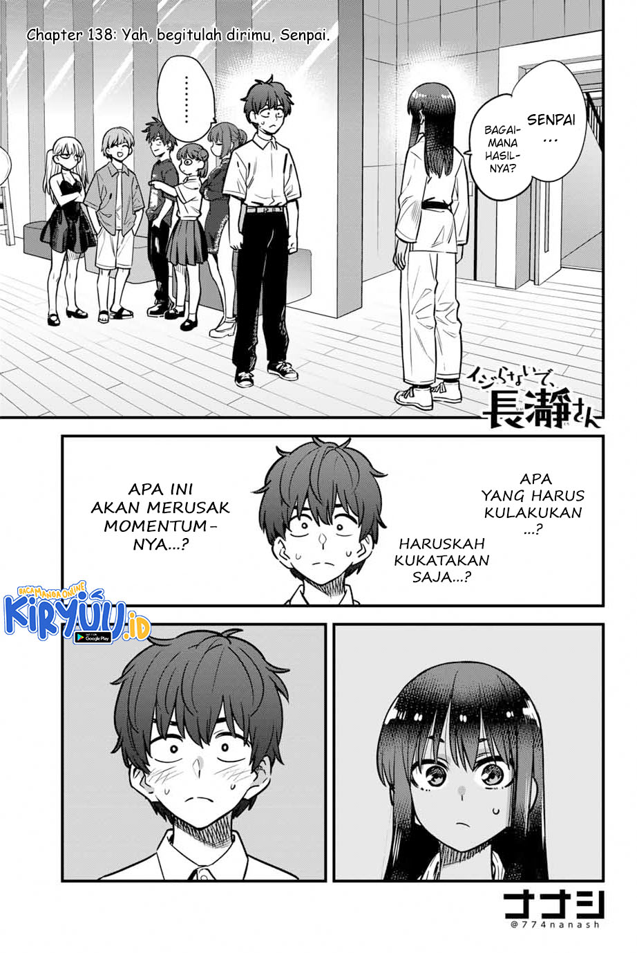 Manga Ijiranaide, Nagatoro-san Chapter 138 gambar 2