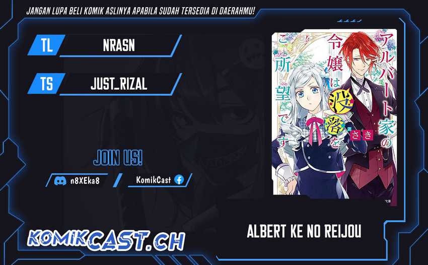 Komik Albert Ke no Reijou wa Botsuraku wo go Shomou desu Chapter 22 gambar 1