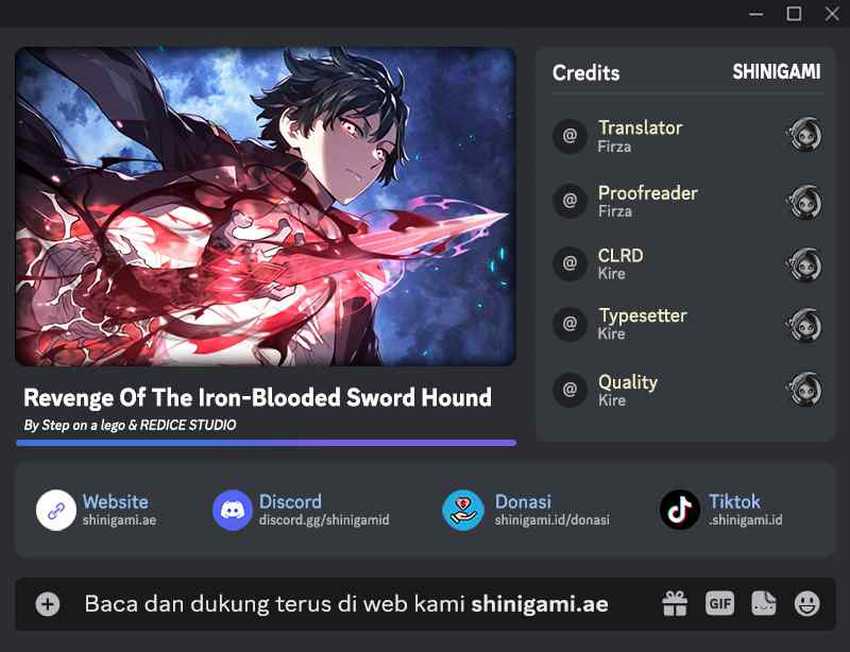 Komik Revenge of the Iron-Blooded Sword Hound Chapter 52 gambar 1