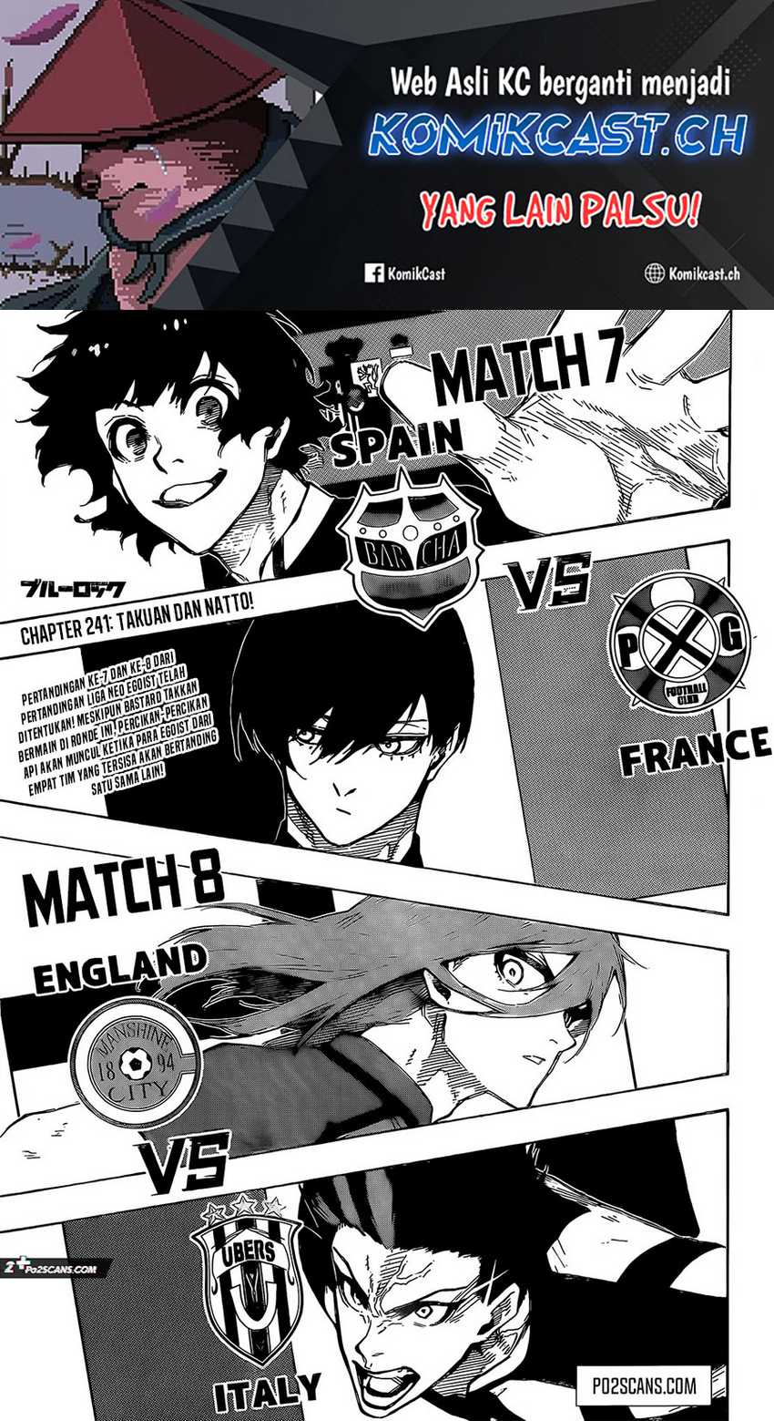 Blue Lock Chapter 241 - Halaman 2