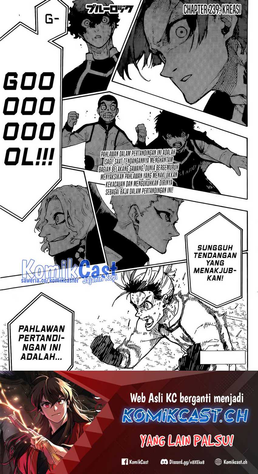 Blue Lock Chapter 239 - Halaman 2