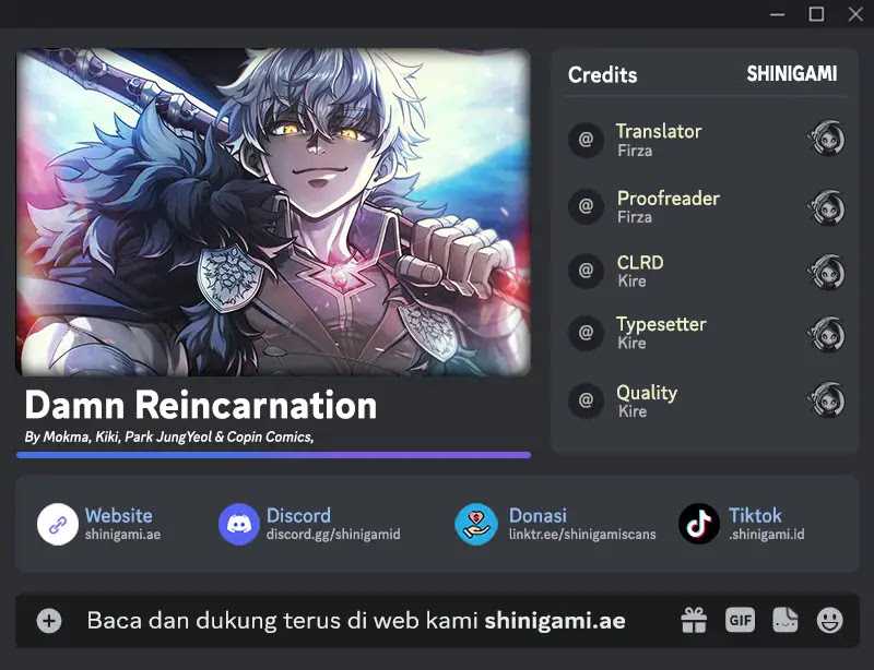 Komik Damn Reincarnation Chapter 76 gambar 1