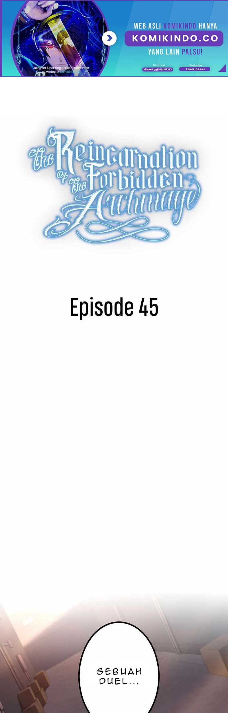 Manhwa The Reincarnation of the Forbidden Archmage Chapter 45 gambar 2