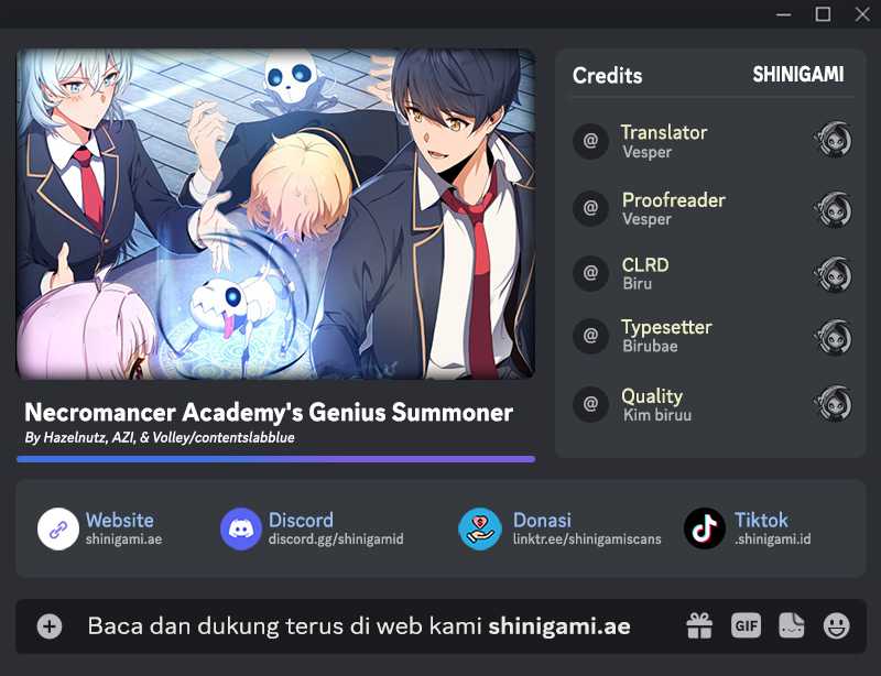 Komik Necromancer Academy’s Genius Summoner Chapter 39 gambar 1